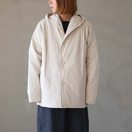 e213t167) / evam eva(エヴァムエヴァ) / padding hooded coat