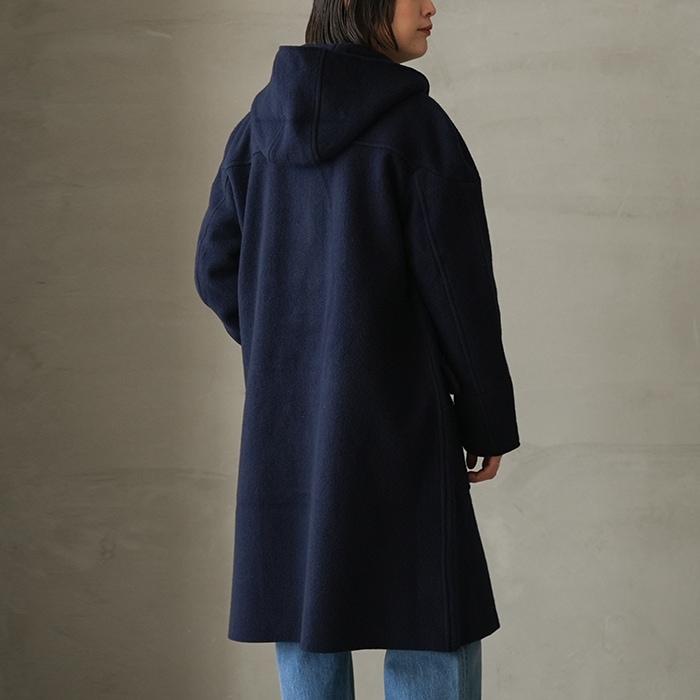 R&D.M.Co- オールドマンズテーラー♡圧縮ニットローブ ニットコート 青