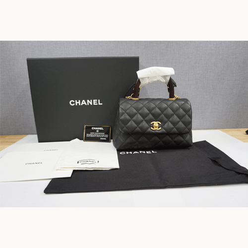 シャネル ココハンドル トップハンドル フラップ バッグ A92990