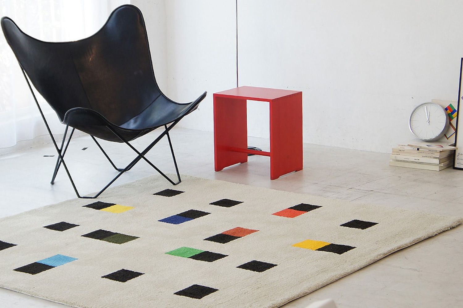 マックス・ビル アクリルラグ カラフルアクセンツの通販 | 家具