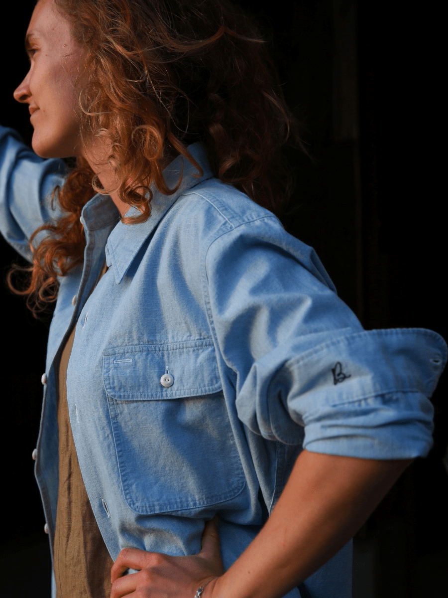 HAMPTON CHAMBRAY SHIRT(VW) | SHIRT/BLOUSE | MADISONBLUE