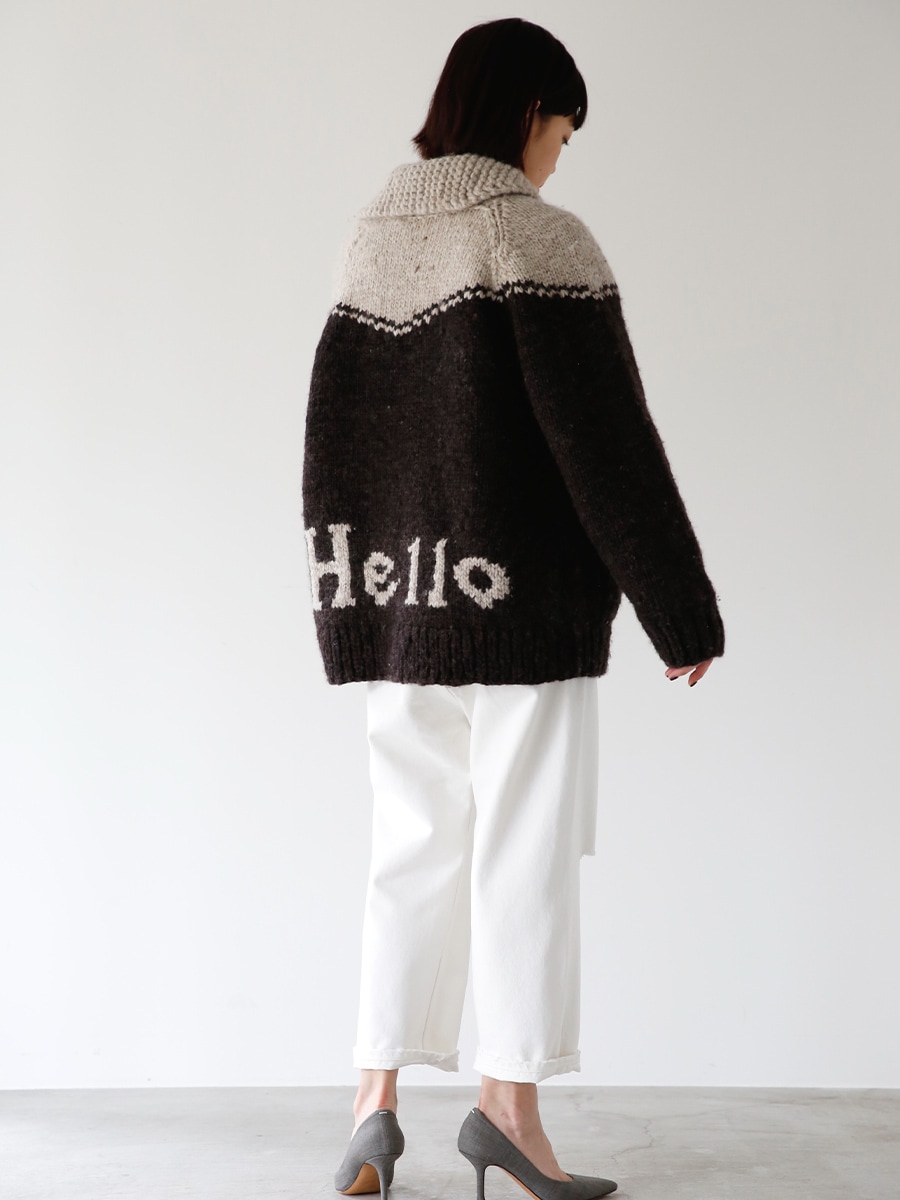 HAND-KNITTED HELLO COWICHAN | UNISEX | MADISONBLUE