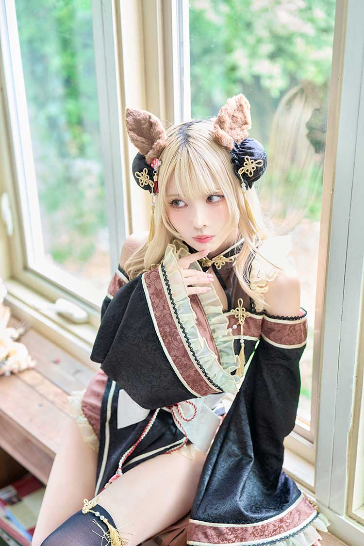 即日発送】ブラックチャイナテールホースドレス《オリジナルコスプレ10