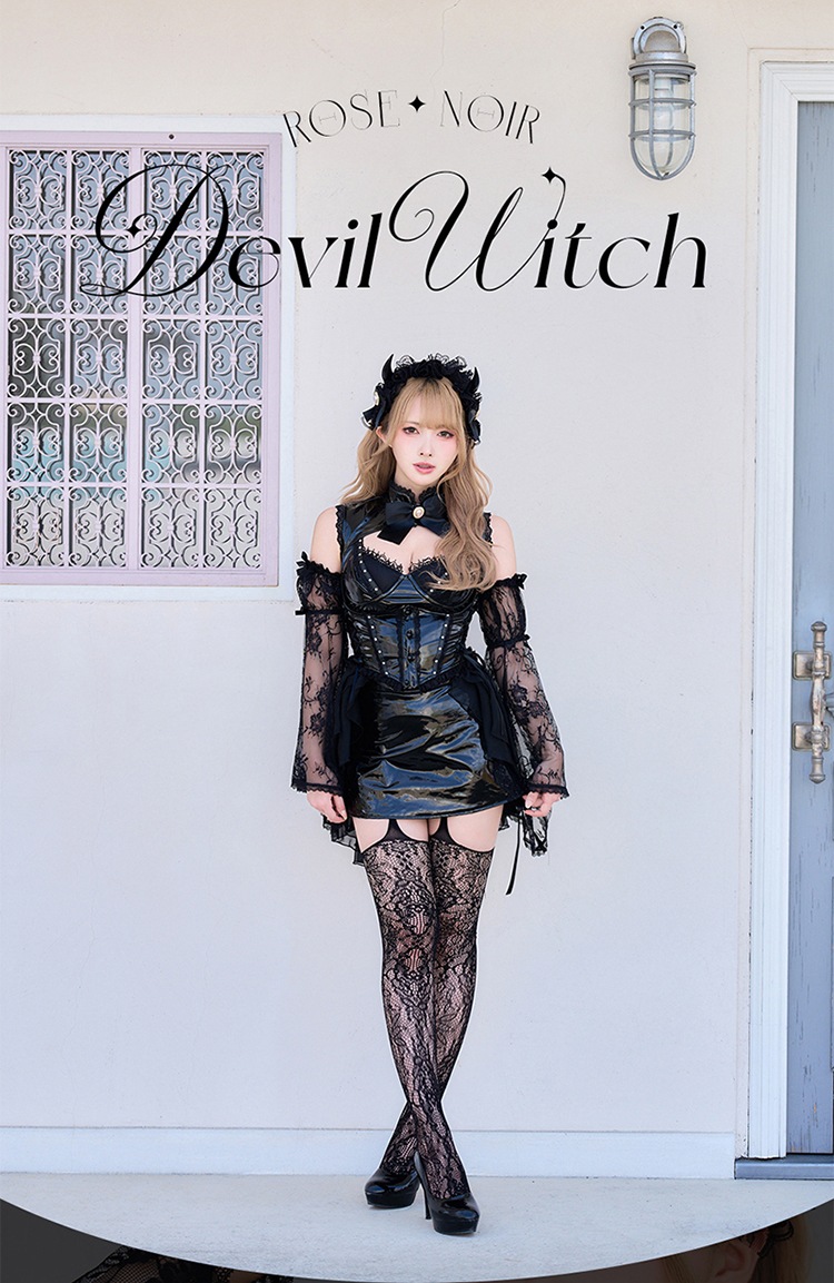 即日発送】ロゼノワールデビルウィッチ《ハロウィンコスプレ10点セット
