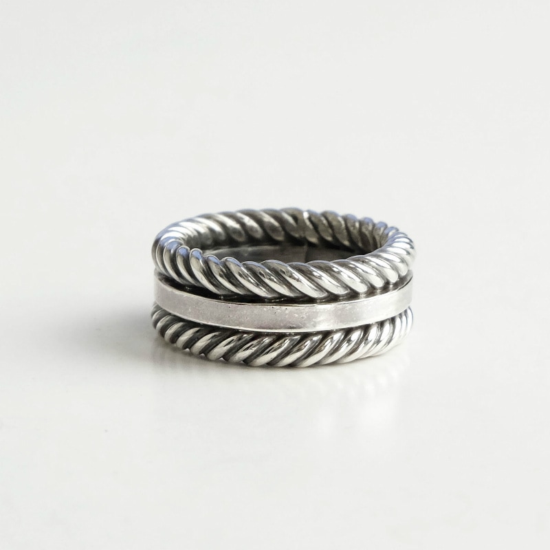 ◇size スティーブアルビソ ヘヴィケーブルワイヤーリング｜マライカ