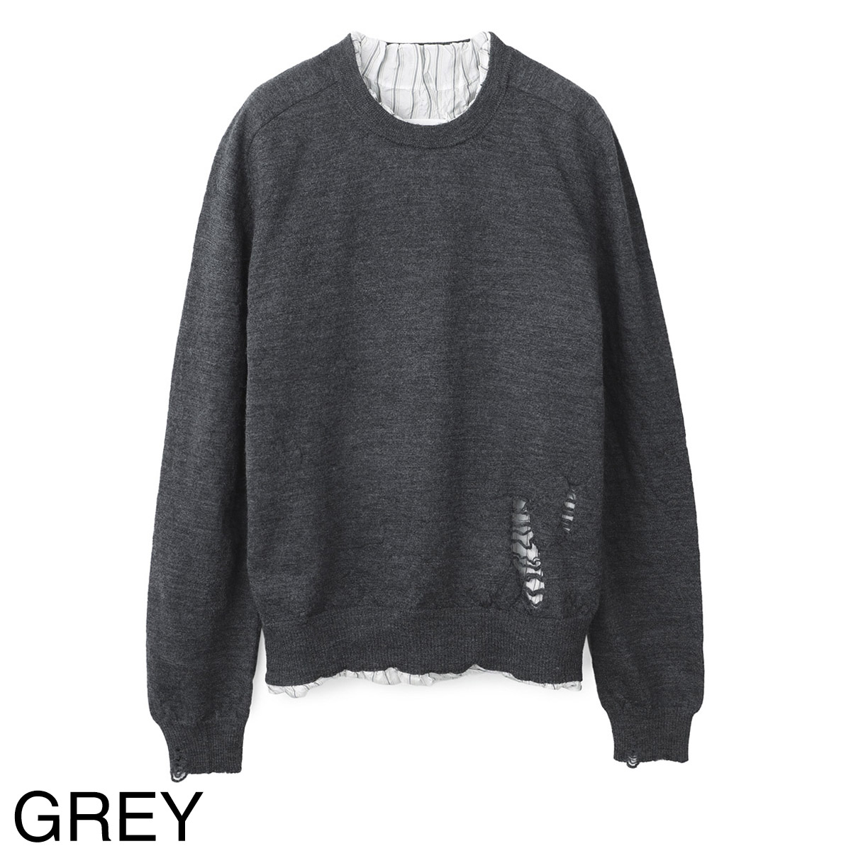 アウトレット】Maison Margiela メゾンマルジェラ クルーネックニット