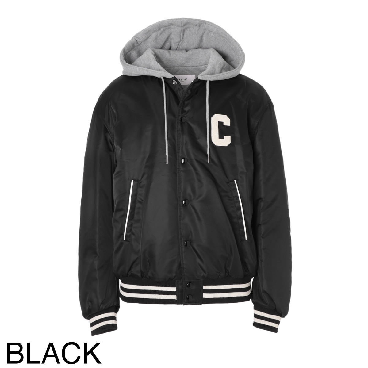 アウトレット】CELINE セリーヌ 中綿入りフーデッドブルゾン/OVERSIZED