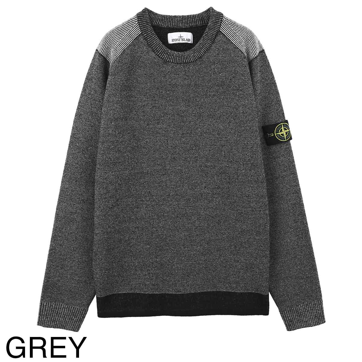 アウトレット】STONE ISLAND ストーンアイランド クルーネックニット