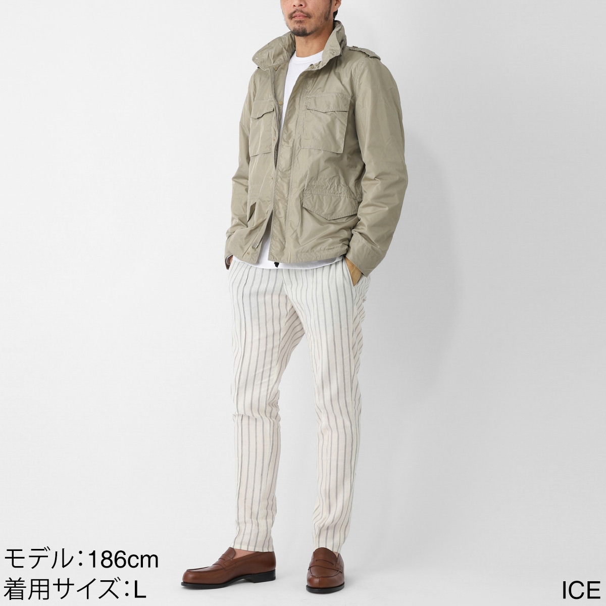 ASPESI アスペジ フィールドジャケット/パッカブルナイロンブルゾン