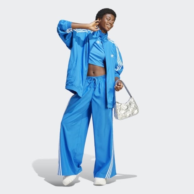 レディース ADILENIUM オーバーサイズ トラックトップ ブルーバード