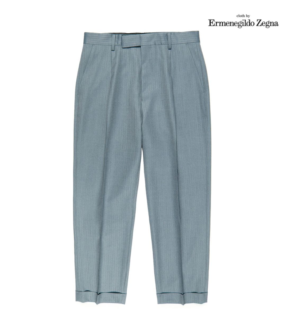 Ermenegildo Zegna / PLEATED TROUSERS (TYPE-1)【BLUE】｜WACKO MARIA