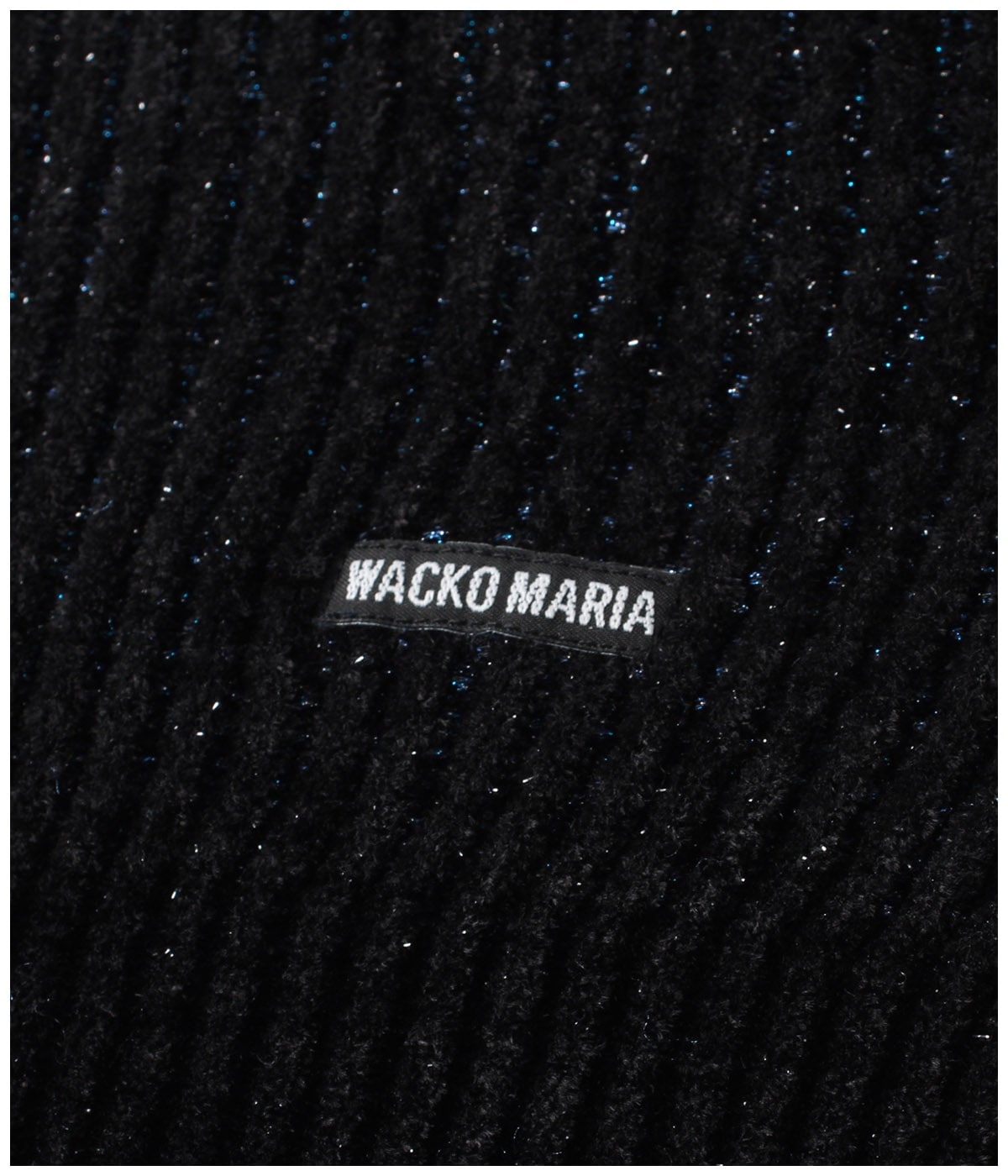 GLITTER KNIT CARDIGAN【BLACK-BLUE】｜WACKO MARIA｜MELTING POT