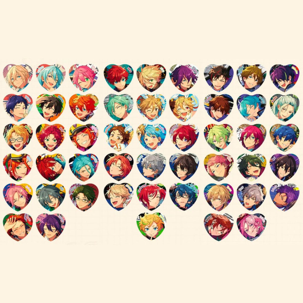 2/18〆】【選べる10点セット】旅路ハート缶バッジ TRIPシリーズ 偶像