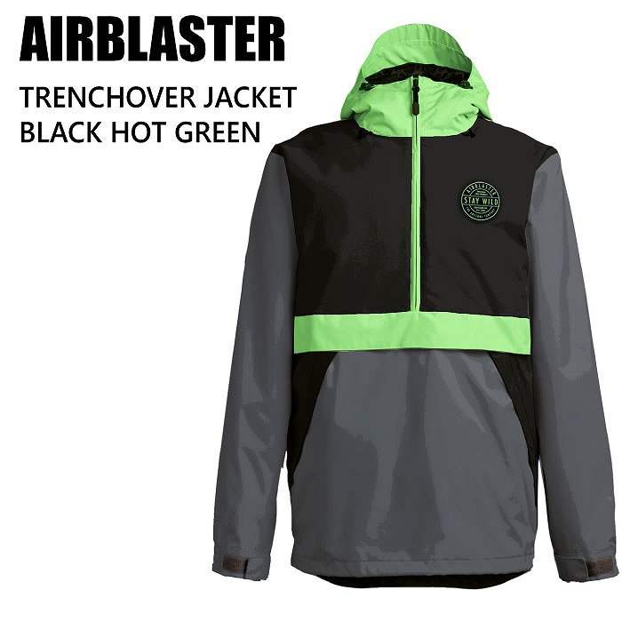 AIRBLASTER エアブラスター ウェア TRENCHOVER JACKET 21-22 BLACK HOT