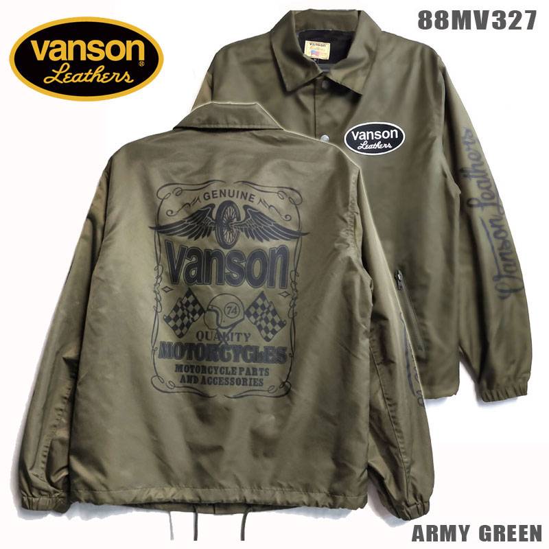 VANSON バンソン モトブルーズ別注 COACH JACKET コーチジャケット