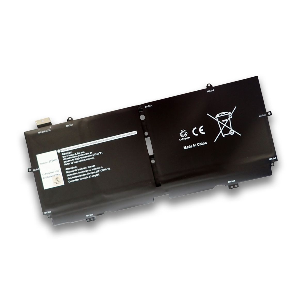 Dell デル XPS 13 (7390 2-in-1 | 9310 2-in-1) 交換用内蔵バッテリー