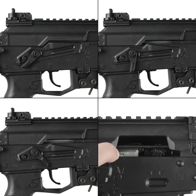 WELL PRO エアガン 電動ガン 18歳以上 アサルトライフル PPK-20 BK