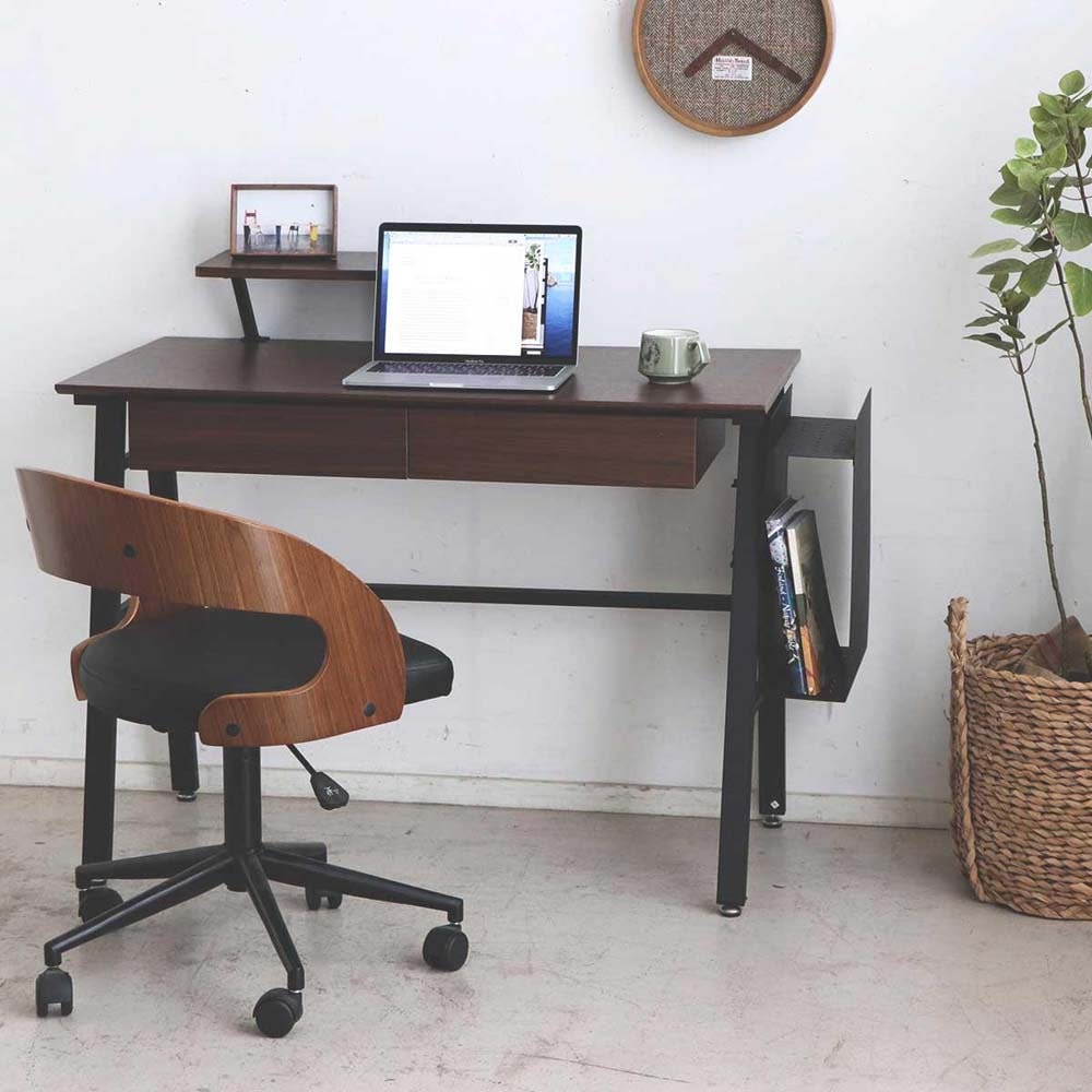 東馬 tohma リッシュ デスク ブラウン 幅100cm 奥行55cm 54670480