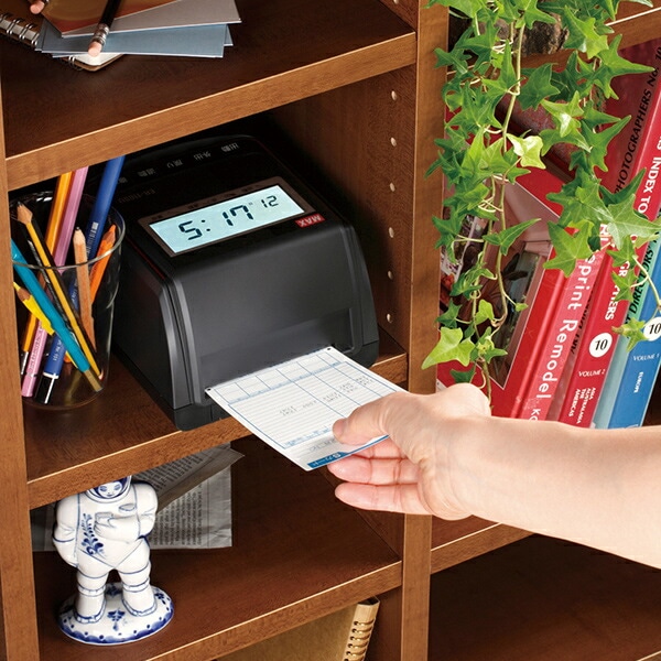 MAX＜マックス＞ タイムレコーダー 最大4回打刻・月間集計対応モデル