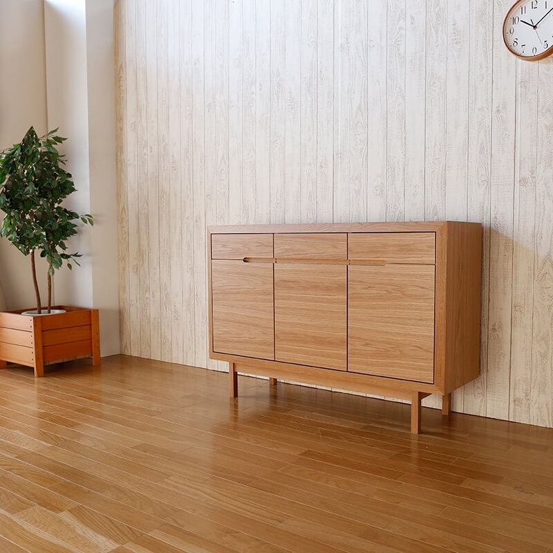 開梱設置無料]【大川家具】≪受注生産≫サイドボード 128cm幅 オペラ