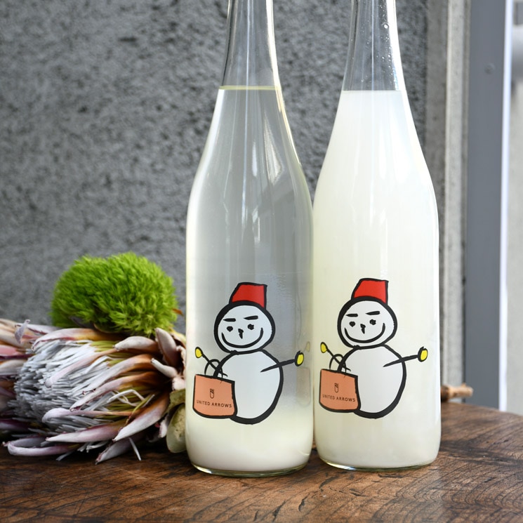 【小布施ワイナリー＆仙禽×ユナイテッドアローズ】日本酒 雪だるま 日本酒 仙禽とのコラボレーション「UA雪だるま」を発売UA BARとエイチ