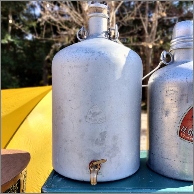 稀少　仏 70年代～80年代 TAボトルケージ（グランテトラ） LE GRAND TETRAS(グランテトラ)の中でも希少な0.25Lと2Lサイズの水筒