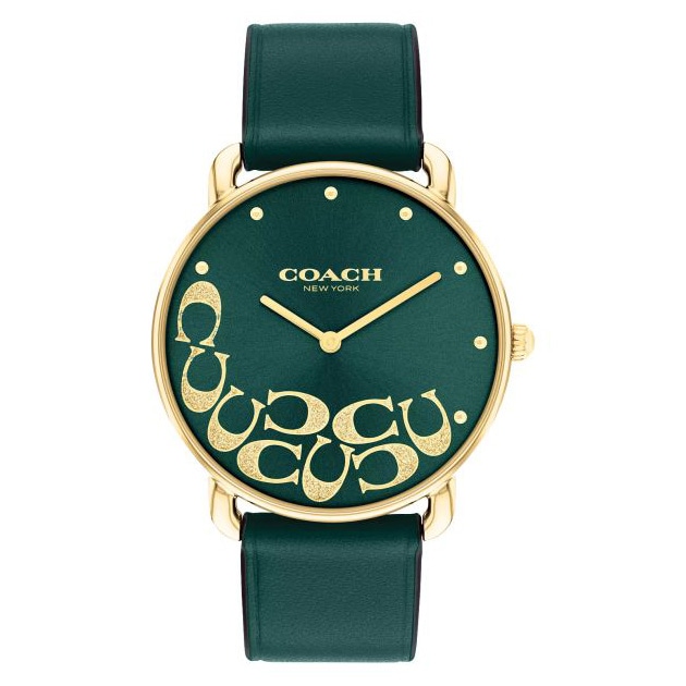 正規品】COACH コーチ ELLIOT エリオット 36mm 14504337 グリーン
