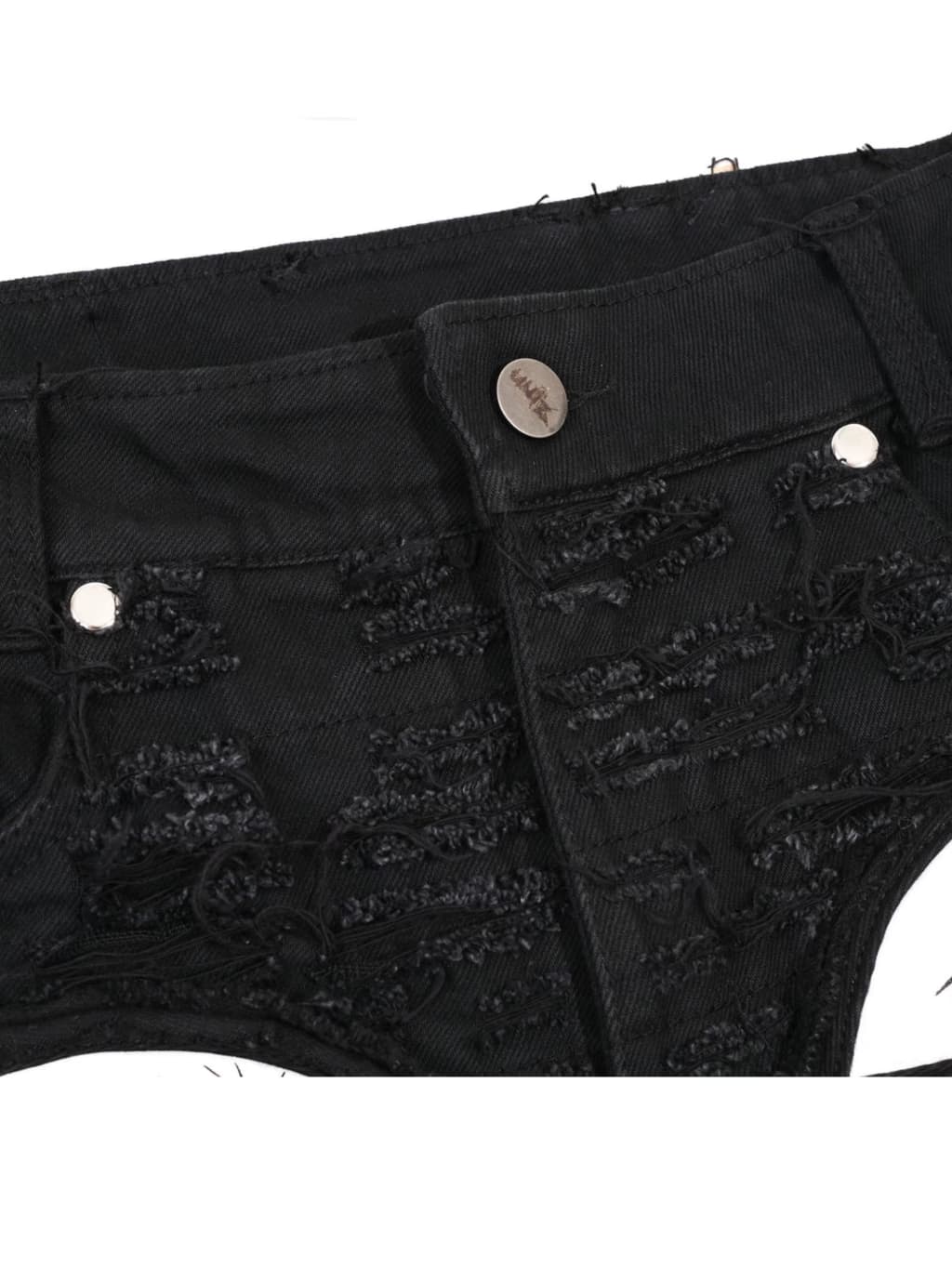 UNIZ】White Eyes Pants / 【ユニズ】ホワイトアイズダメージワイド