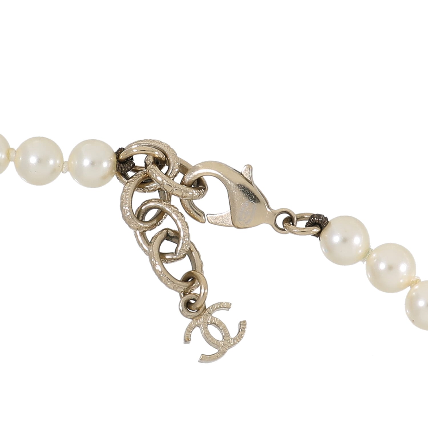 C8328 | [中古]シャネル ココ マーク フェイクパール ネックレス