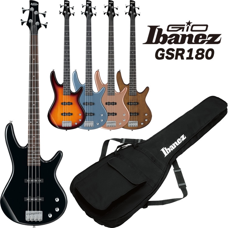 GIO Ibanez ジオアイバニーズ エレキベース GSR180 (ソフトケース付属