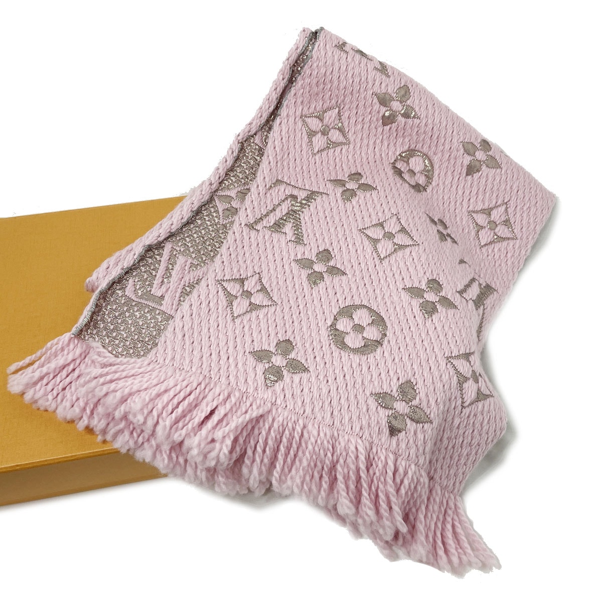 LOUIS VUITTON ルイヴィトン マフラー エシャルプ・ロゴマニアシャイン