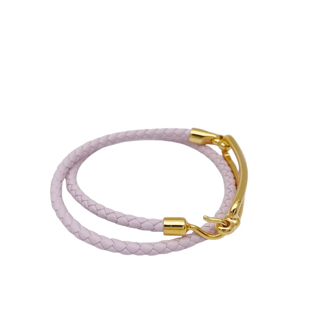 HERMES エルメス レザーブレスレット ルリ ドゥブルトゥール スイフト