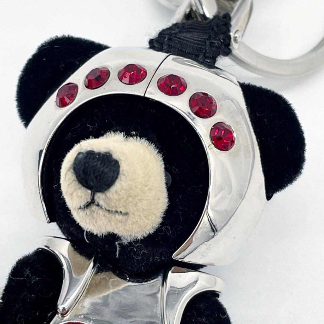 PRADA プラダ バッグチャーム キーホルダー ベア ロボット メタル