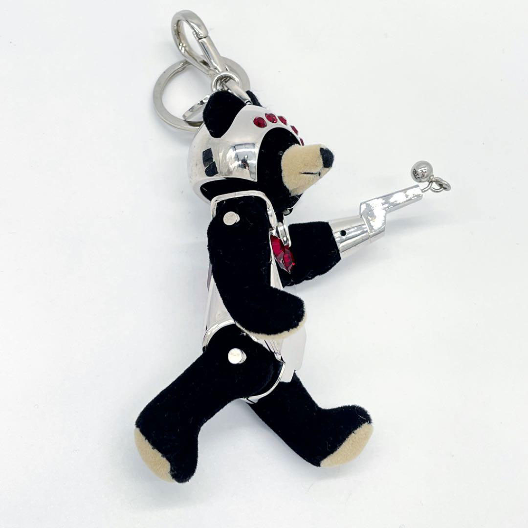 PRADA プラダ バッグチャーム キーホルダー ベア ロボット メタル