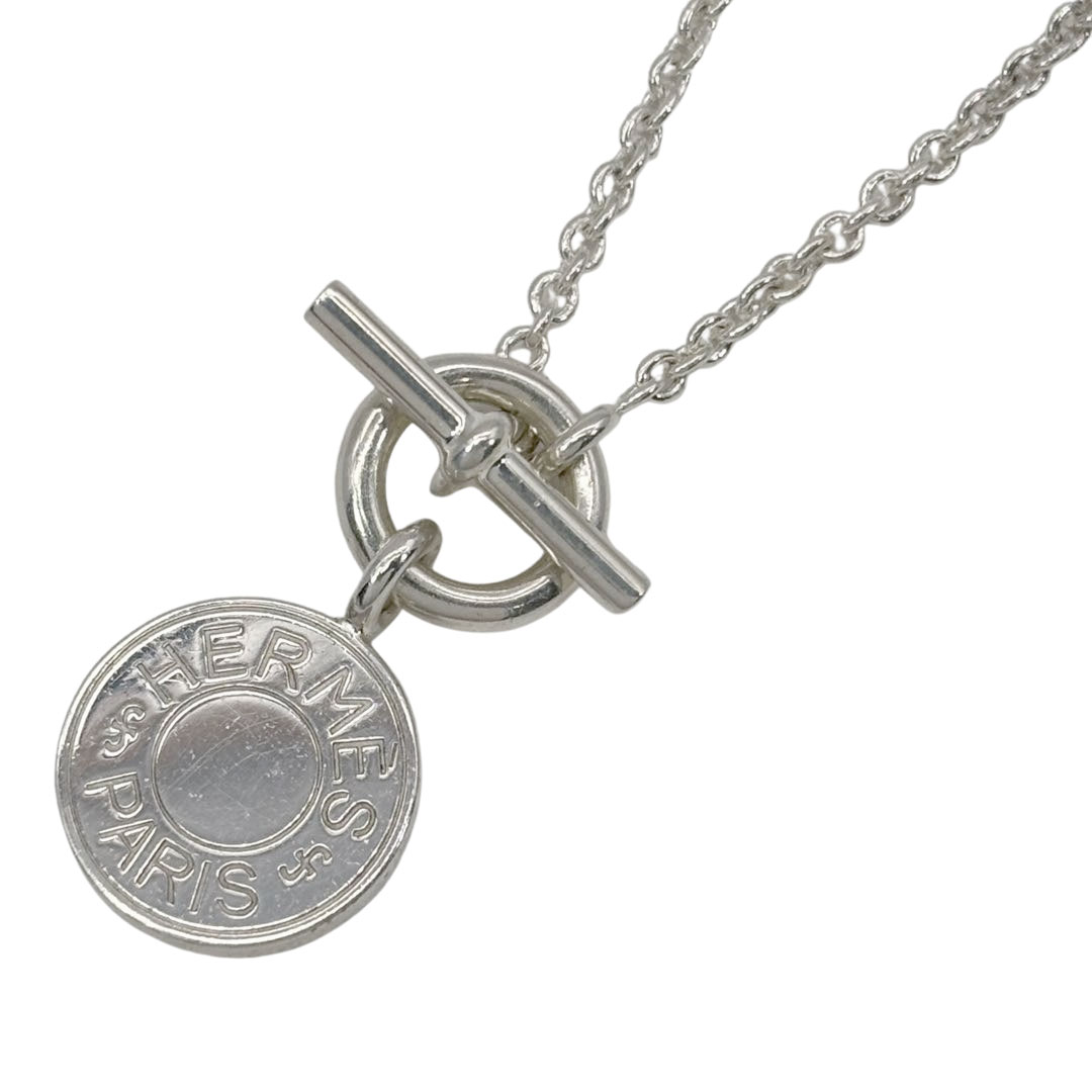 HERMES エルメス ネックレス ペンダント アミュレット H エクス