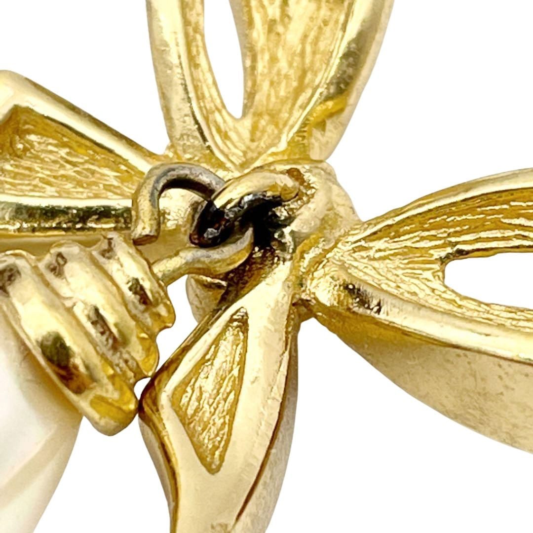 794 希少クリスチャンディオールゴールド ロゴリボンネックレス