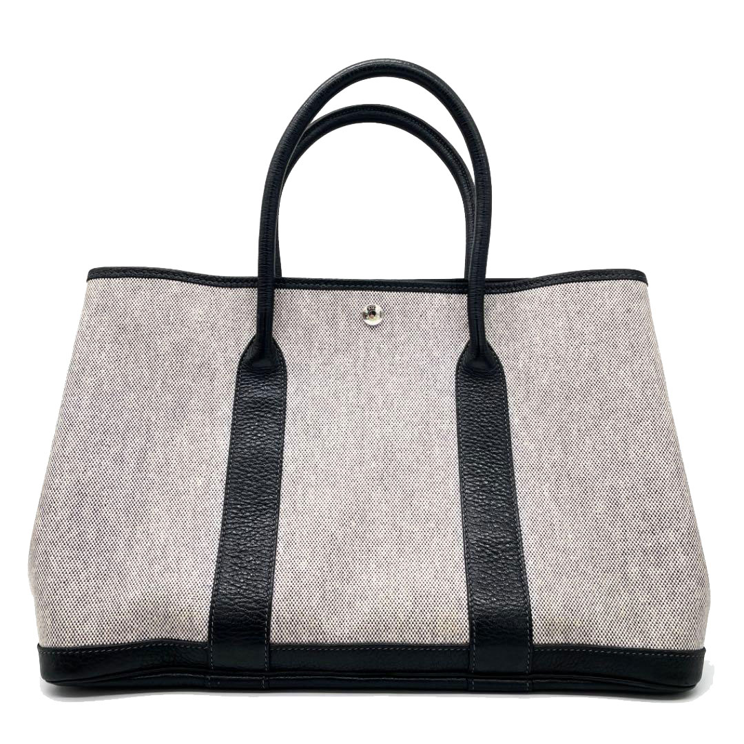 HERMES エルメス トートバッグ ガーデンパーティPM トワルアッシュ