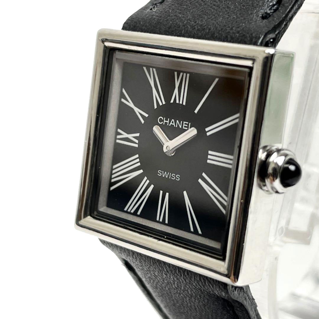 CHANEL シャネル マドモアゼル レディースウォッチ 腕時計 SS レザー