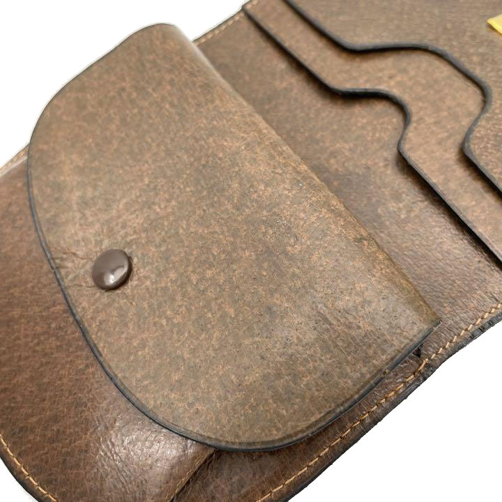 GUCCI グッチ オールドグッチ 二つ折り財布 ミニ財布 GG柄 ホース