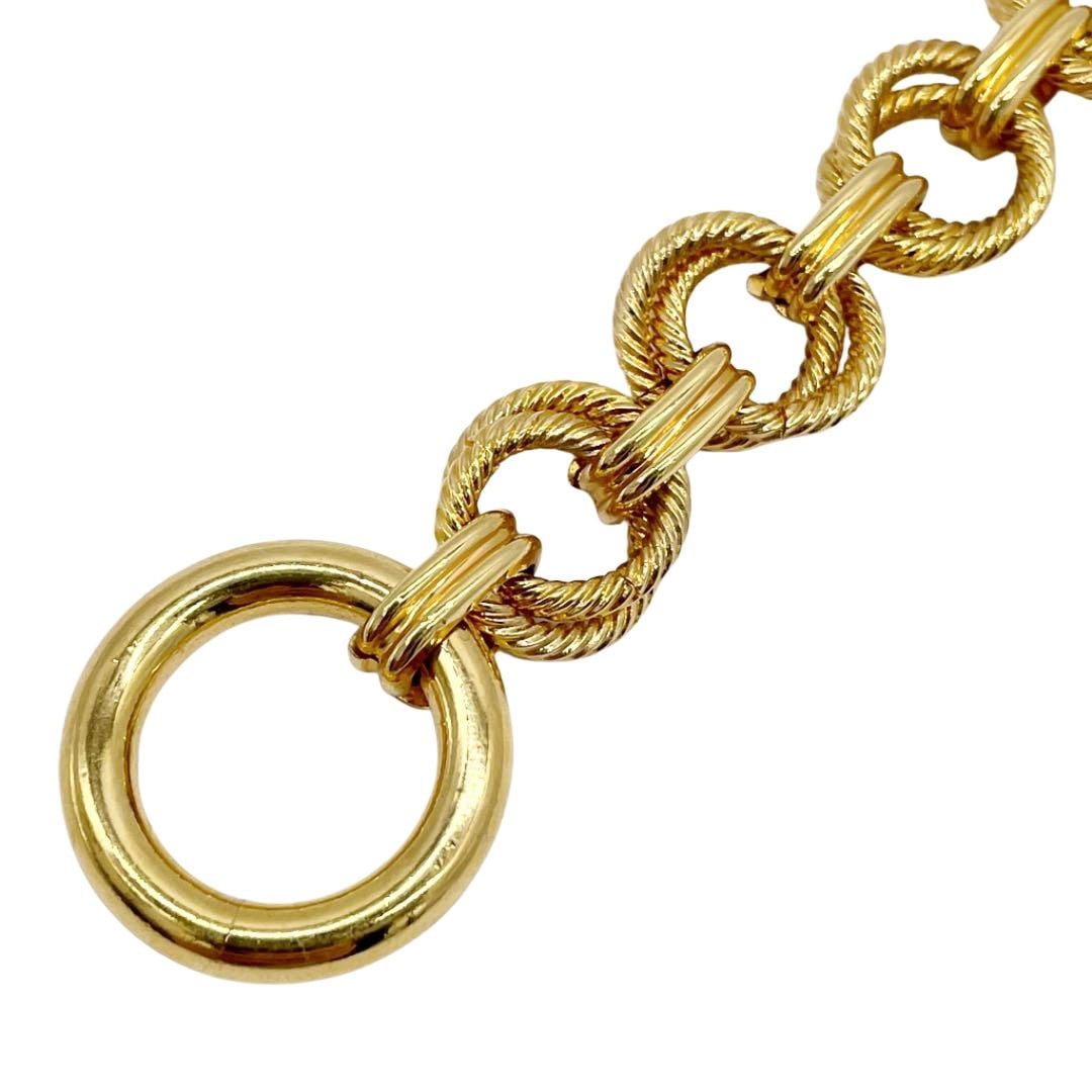 CELINE セリーヌ チェーンブレスレット ゴールド ヴィンテージ