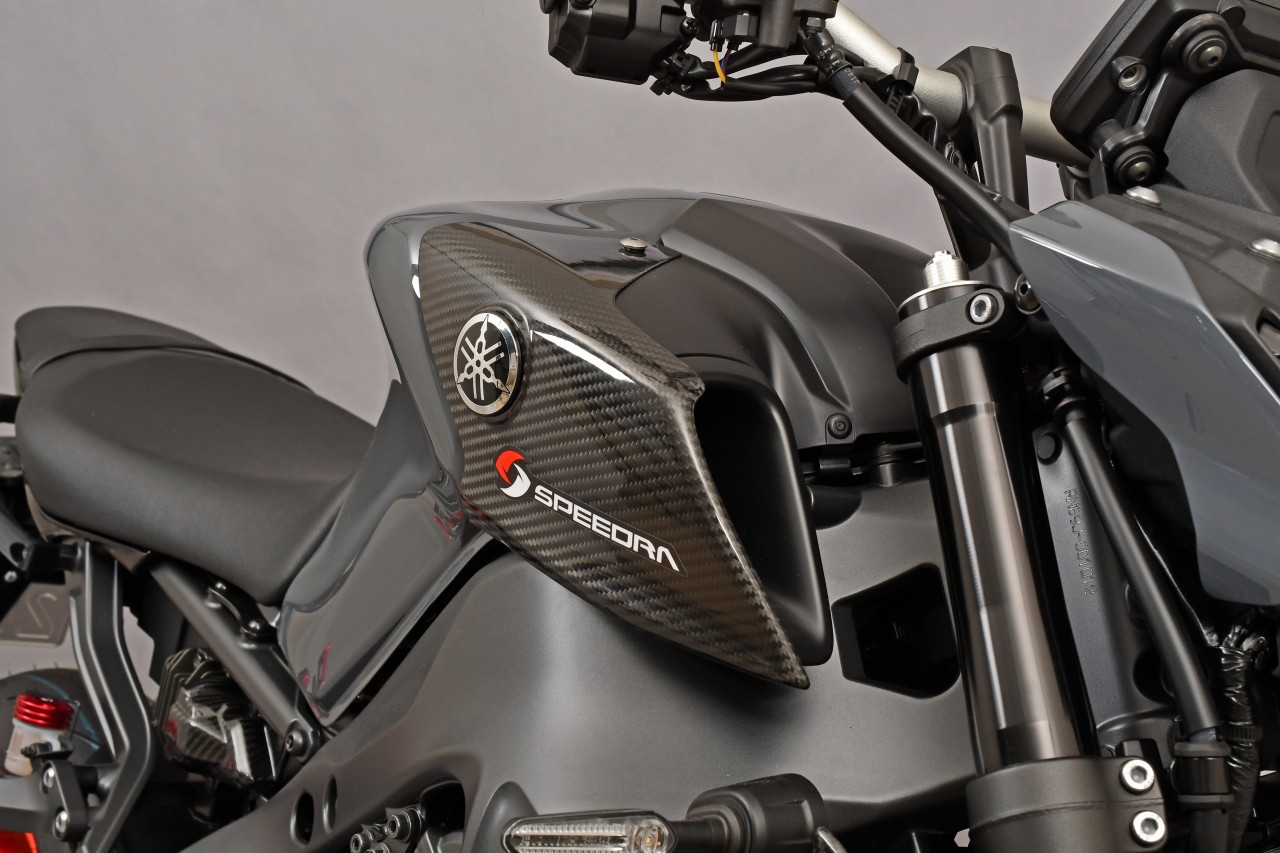 SPEEDRA エアダクトカバー 左右セット ドライカーボン | YAMAHA,751cc