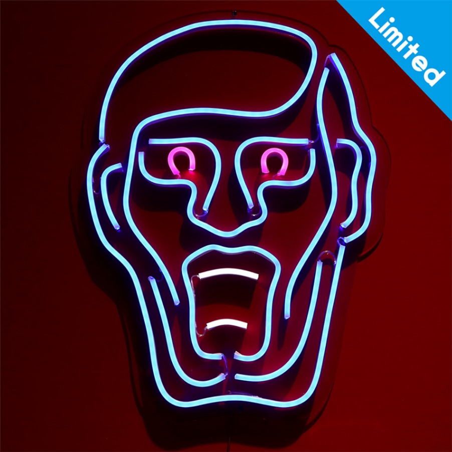 鷹の爪限定】［PDSxneoneon］あいつのネオンサイン / BLUE | 全商品