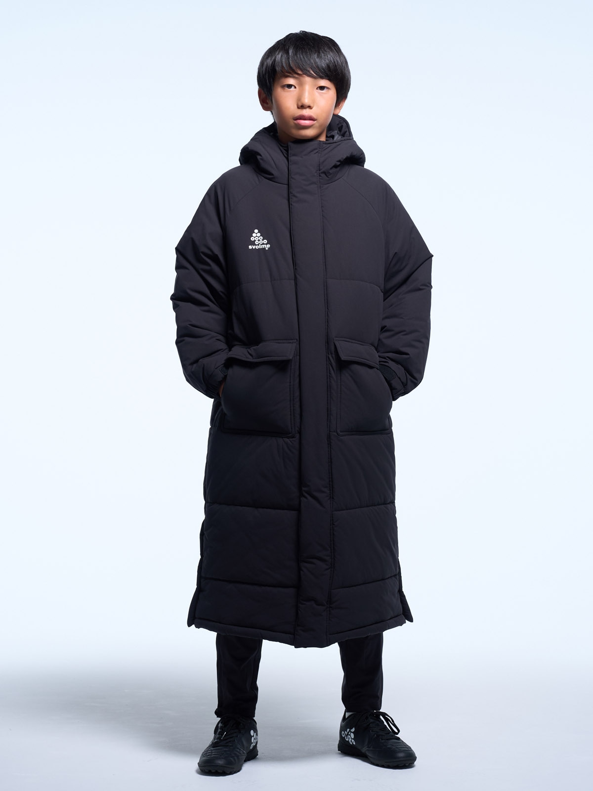150〜160サイズ SVOLME 発熱中綿 ベンチコート ジュニア Jr Jr発熱中綿ベンチコート<br>(4カラー) ジュニア SVOLME