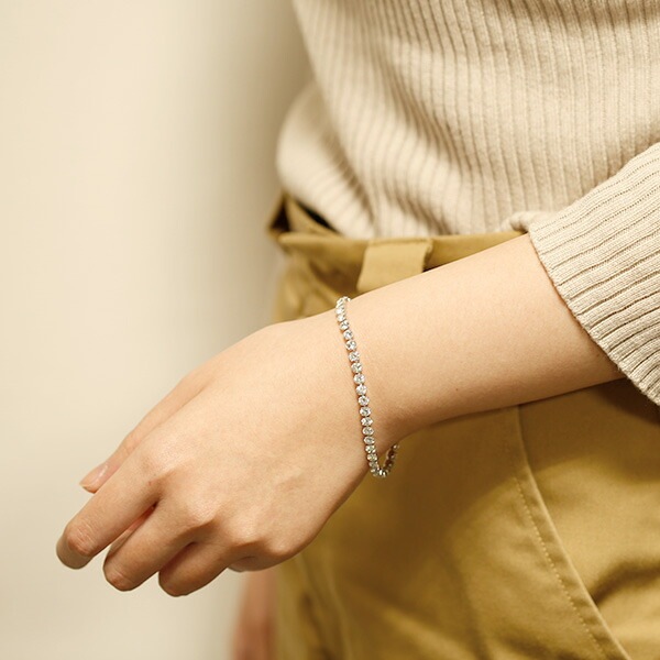 ダイヤモンド テニス ブレスレット 8.501ct(Total) VVS2-D～F-VERY