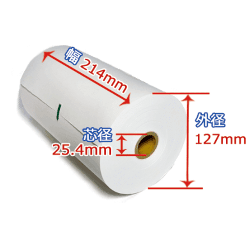 販売】テレックスロール紙（テレタイプ用受信紙） (214x127x25.4