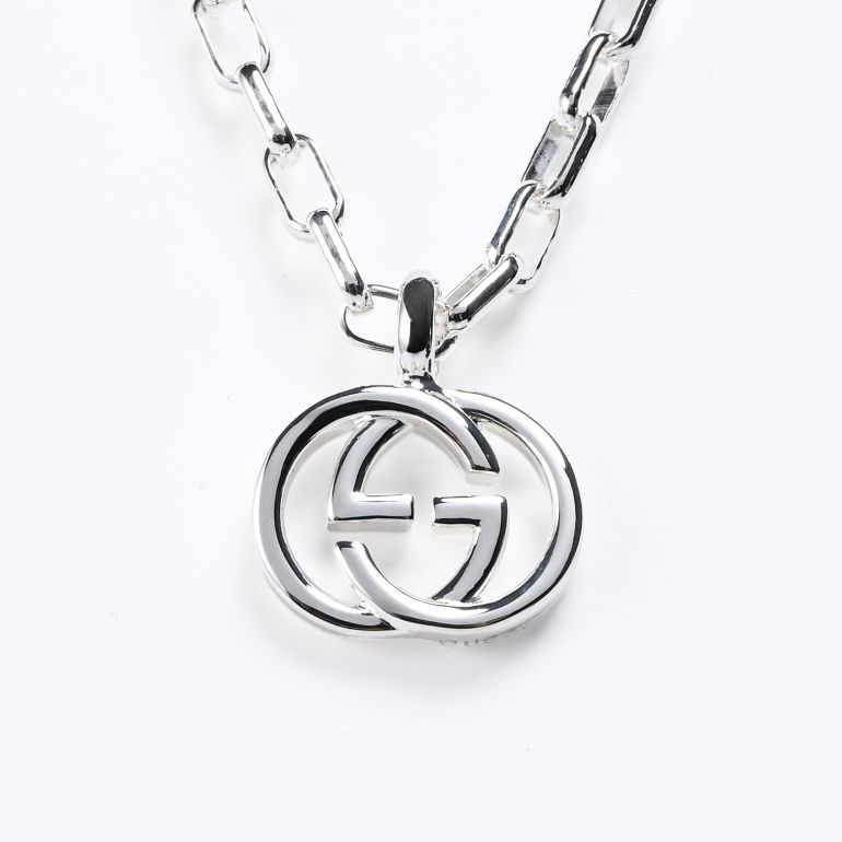 グッチ GUCCI ネックレス ジュエリー ペンダント シルバー GGロゴ