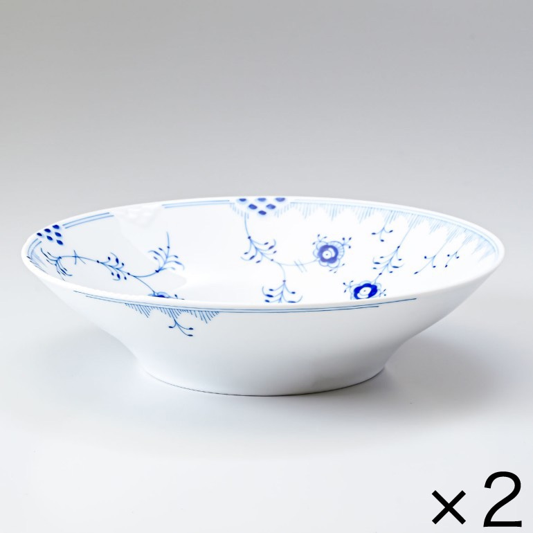 2個セット ロイヤルコペンハーゲン ブルーエレメンツ ディーププレート