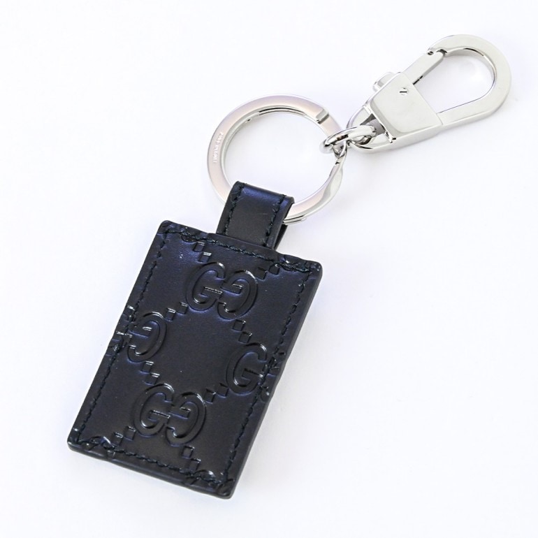 グッチ GUCCI キーリング キーホルダー GGシグネチャーレザー