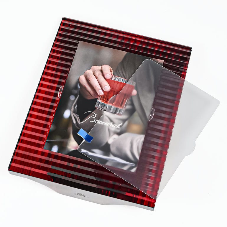 バカラ Baccarat フォトフレーム アイ EYE インテリア 写真立て レッド