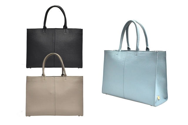 ✨未使用級✨Anne Coquine　クロア付き 2way レザートートバッグ Anne Coquine クロア付きシュリンクレザートートバッグ アンコキーヌ